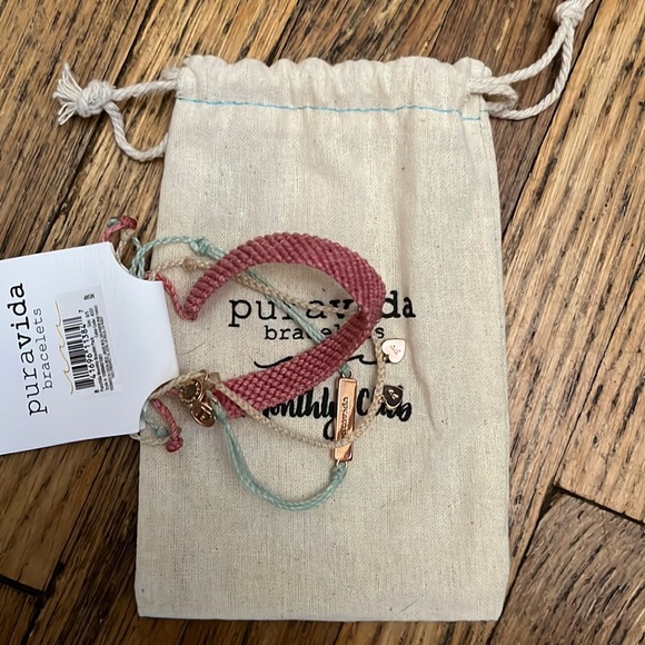 NWT Puravida 3 Bracelet Pack w/Jewelry Pouch - Picture 3 of 5